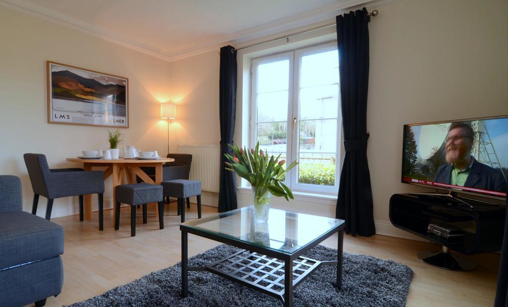 Ferienwohnung Powderhall Riverside Edinburgh Zimmer foto